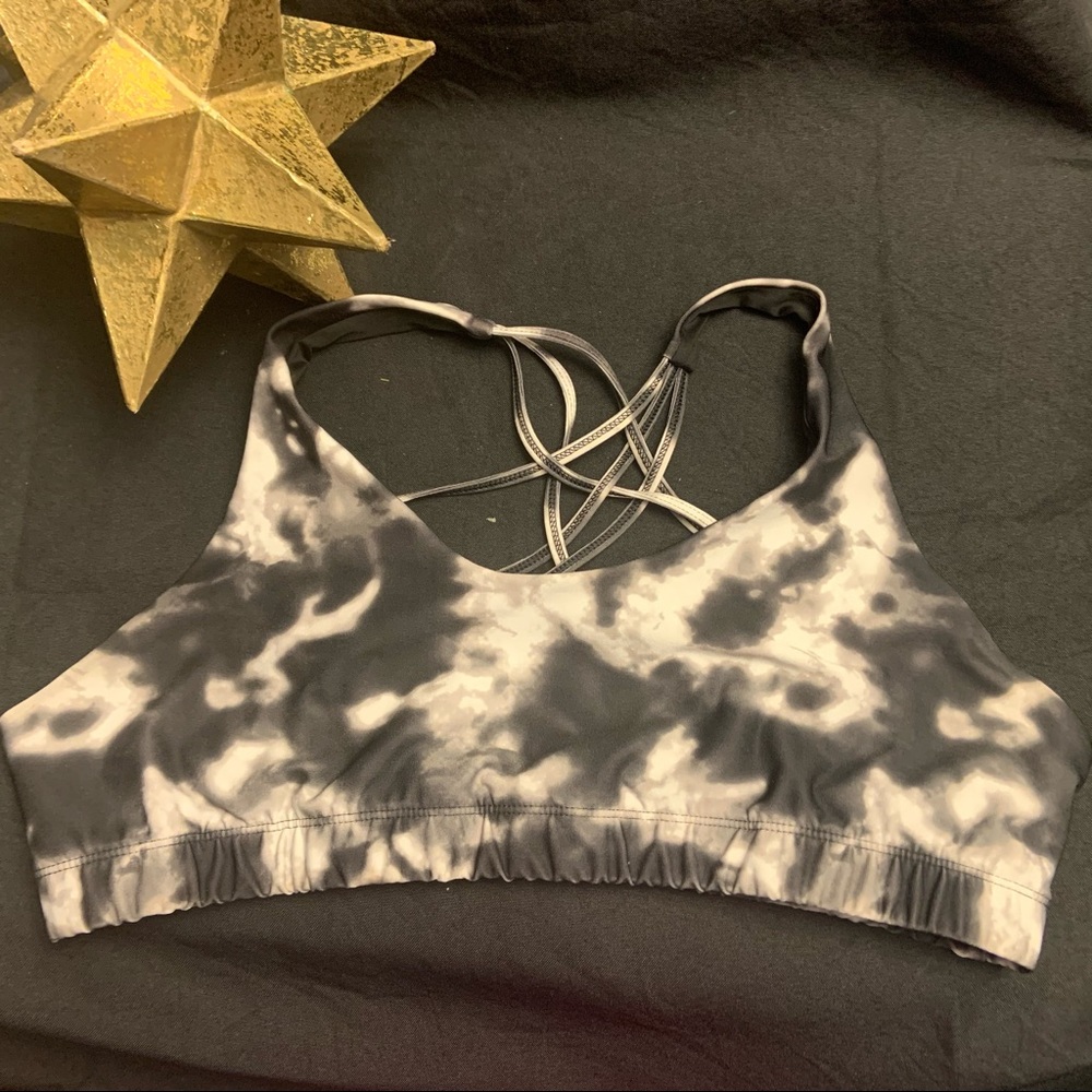 Aesthetic bra-black,White,and gray